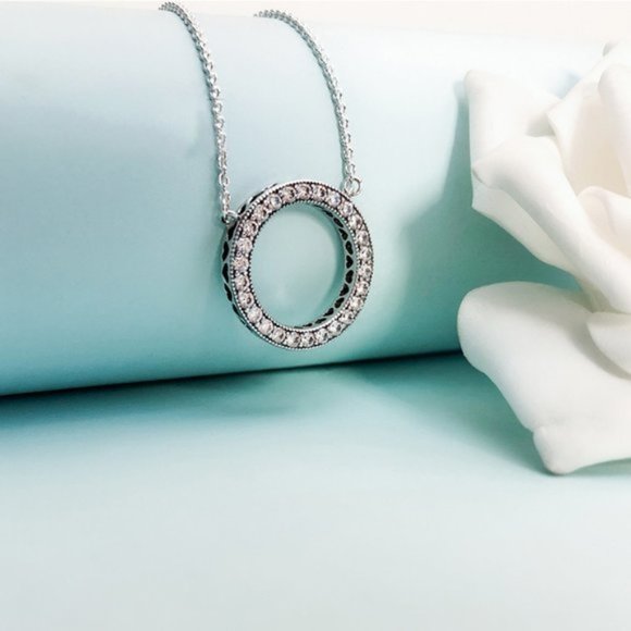 🛒Pandora Circle of Sparkle Necklace - Picture 1 of 4